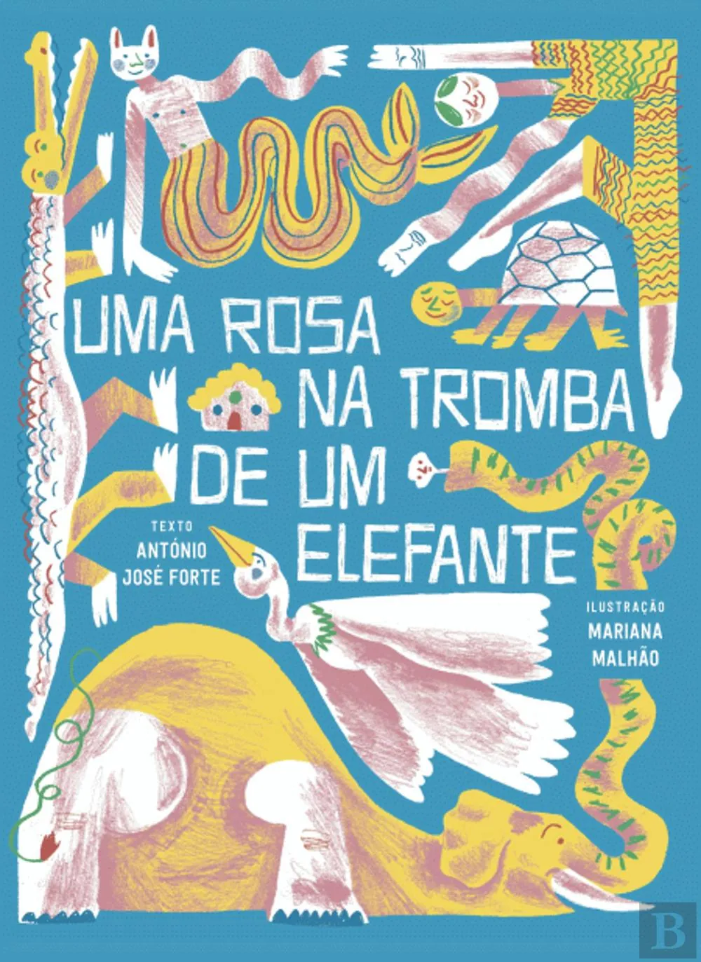 Uma rosa na tromba de um elefante