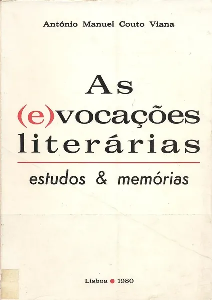 As (E)vocações Literárias