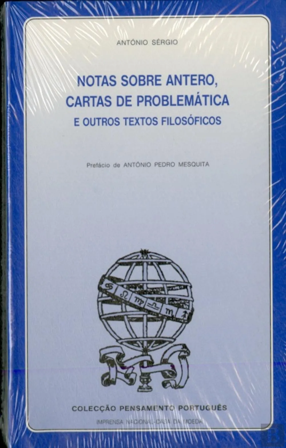 Notas sobre Antero, cartas de problemática e outros textos filosóficos