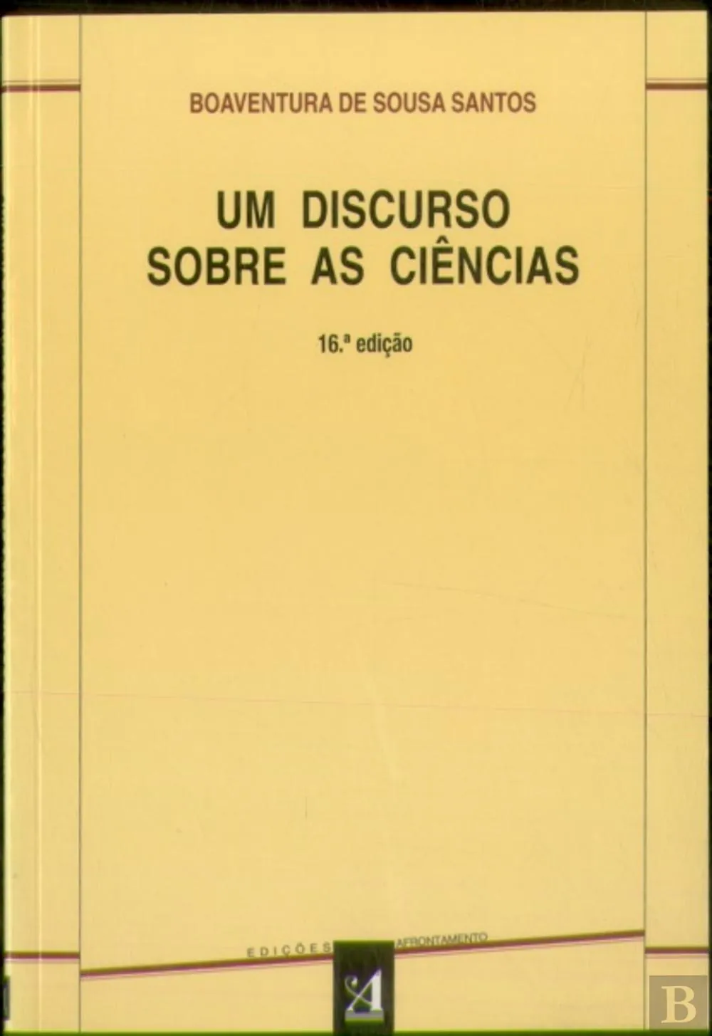 Um Discurso sobre as Ciências