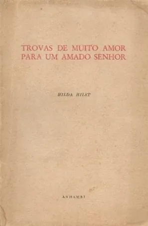 Trovas de Muito Amor para um Amado Senhor