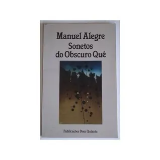 Sonetos do obscuro quê