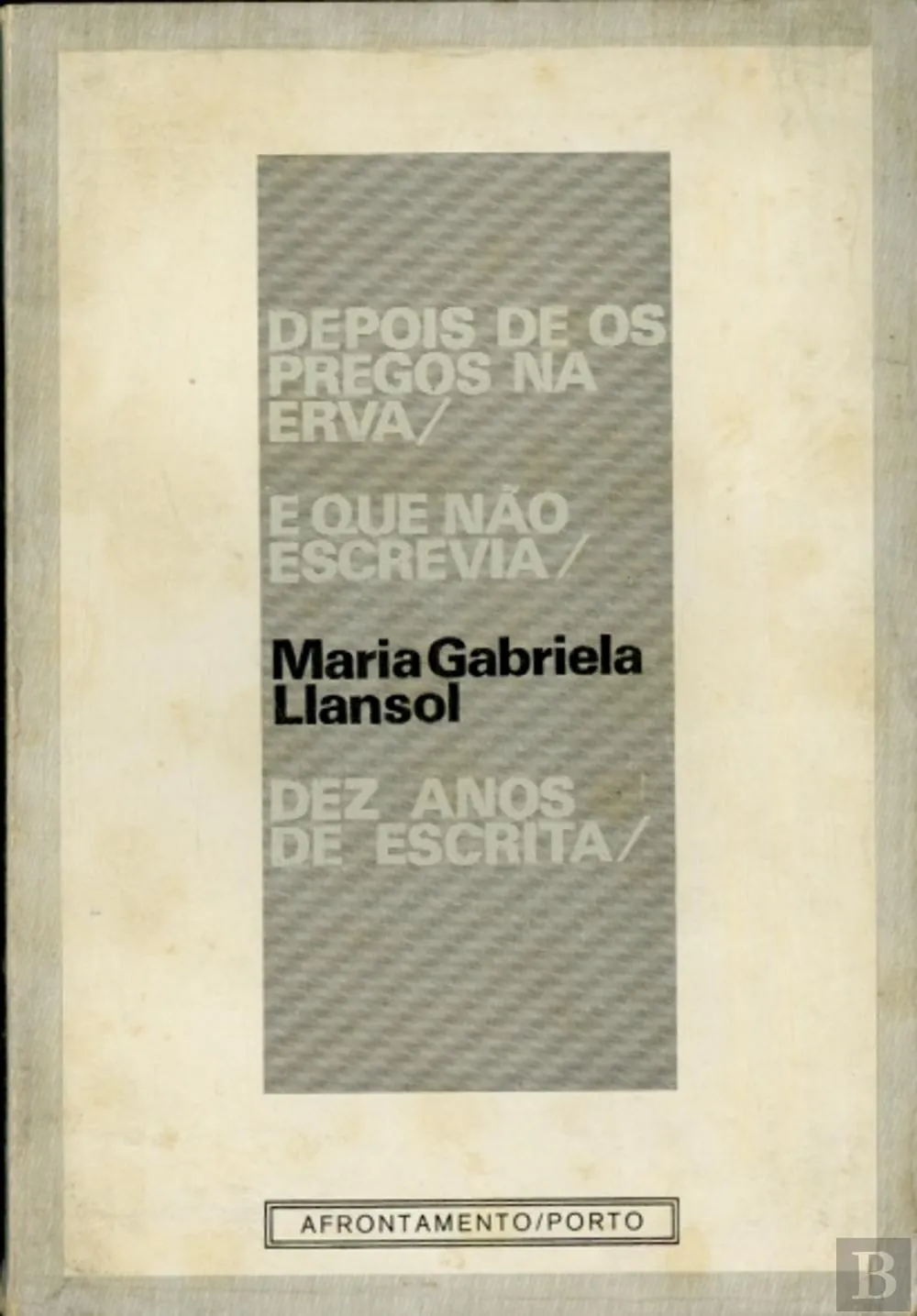 Depois de os pregos na erva