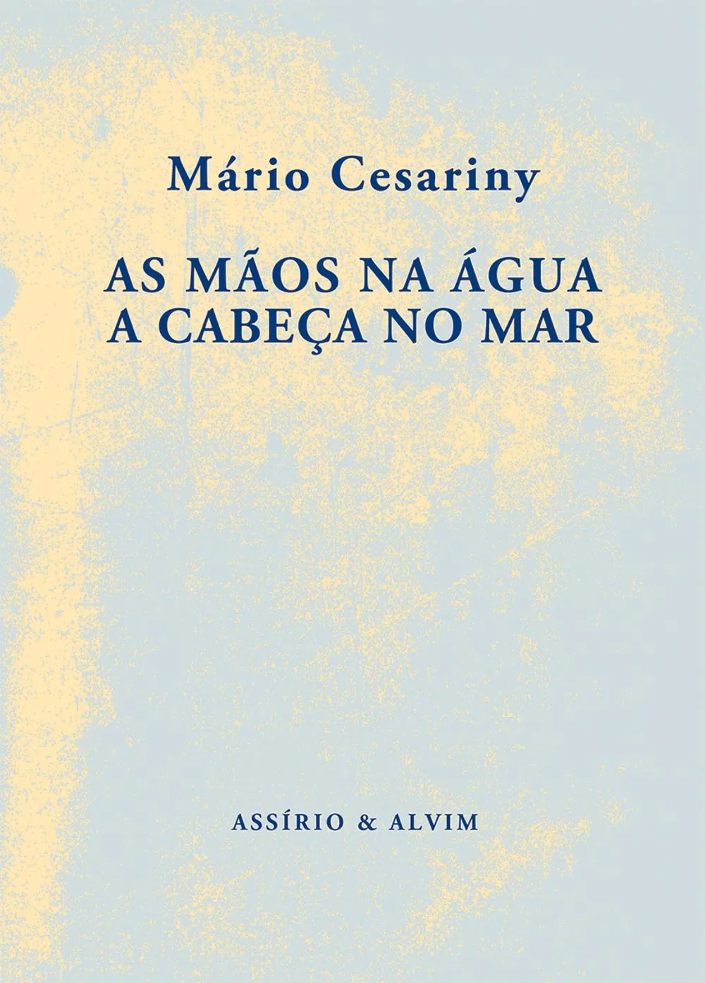 As mãos na água a cabeça no mar