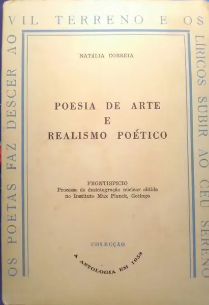 Poesia de Arte e Realismo Poético