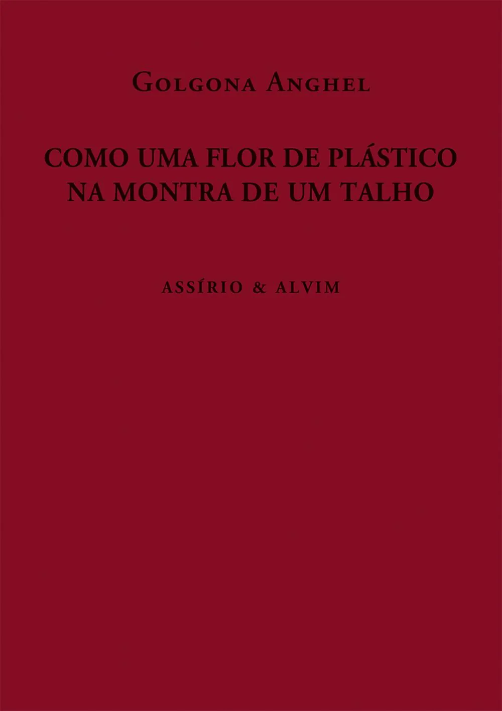 Como uma flor de plástico na montra de um talho 