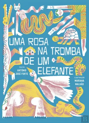 Uma rosa na tromba de um elefante