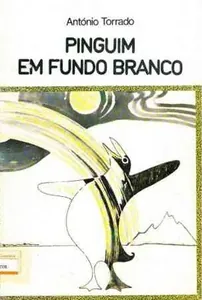 Pinguim em fundo branco