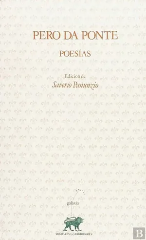 Pero da Ponte, Poesie