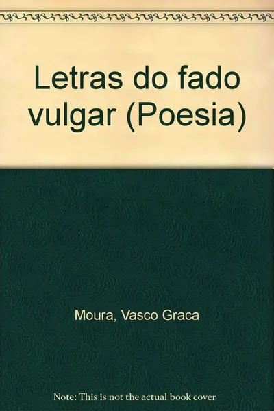 Letras do fado vulgar